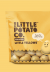 A yellow package of Little Yellows potatoes on a yellow background.